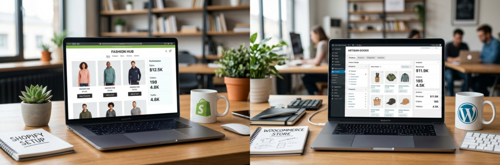 shopify vs woocommerce